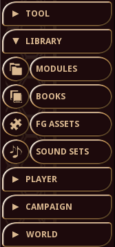 Imagem do menu lateral